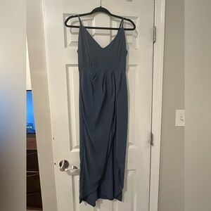 Tobi Slate Blue Midi Dress
